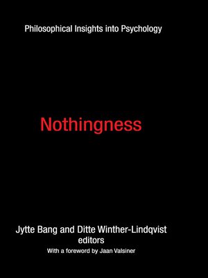 cover image of Nothingness